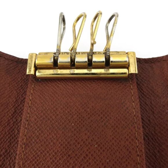 Louis Vuitton key case Monogram beige Monogram canvas Authentic used T19083 - Picture 8 of 9